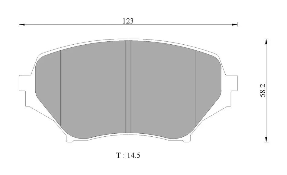 Комплект тормозных колодок, дисковый тормоз BOSCH 0986AB2501 (фото 1)