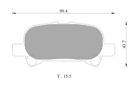 Комплект тормозных колодок, дисковый тормоз BOSCH 0986AB2504
