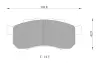 Комплект тормозных колодок, дисковый тормоз BOSCH 0986AB2506 (фото 1)