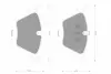 Комплект тормозных колодок, дисковый тормоз BOSCH 0986AB2516 (фото 1)