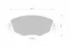 Комплект тормозных колодок, дисковый тормоз BOSCH 0986AB2529 (фото 1)