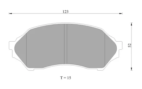 Комплект тормозных колодок, дисковый тормоз BOSCH 0986AB2653