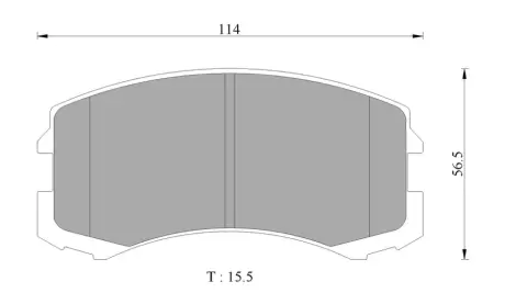 Комплект тормозных колодок, дисковый тормоз BOSCH 0986AB2752