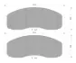 Комплект тормозных колодок, дисковый тормоз BOSCH 0986AB3059 (фото 1)