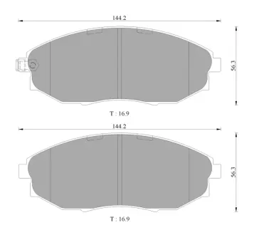 Комплект тормозных колодок, дисковый тормоз BOSCH 0986AB3085