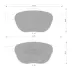 Комплект тормозных колодок, дисковый тормоз BOSCH 0986AB4580 (фото 1)