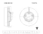 Тормозной диск BOSCH 0986AB5424 (фото 1)