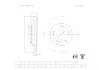 Тормозной диск BOSCH 0986AB5440 (фото 1)
