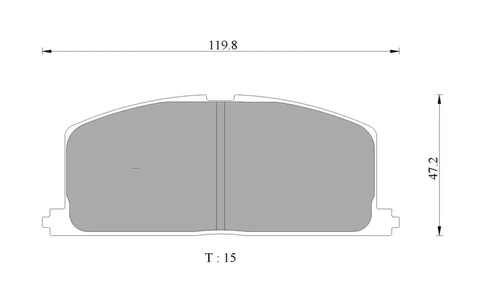 Комплект тормозных колодок, дисковый тормоз BOSCH 0986AB9002 (фото 1)