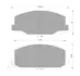 Комплект тормозных колодок, дисковый тормоз BOSCH 0986AB9049 (фото 1)
