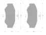 Комплект тормозных колодок, дисковый тормоз BOSCH 0986AB9103 (фото 1)