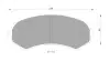 Комплект тормозных колодок, дисковый тормоз BOSCH 0986AB9180 (фото 1)