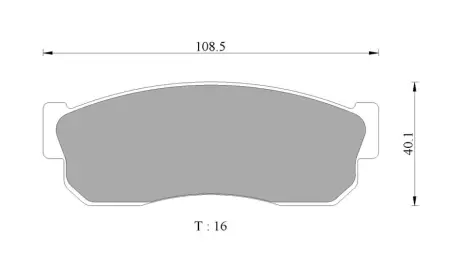 Комплект тормозных колодок, дисковый тормоз BOSCH 0986AB9241