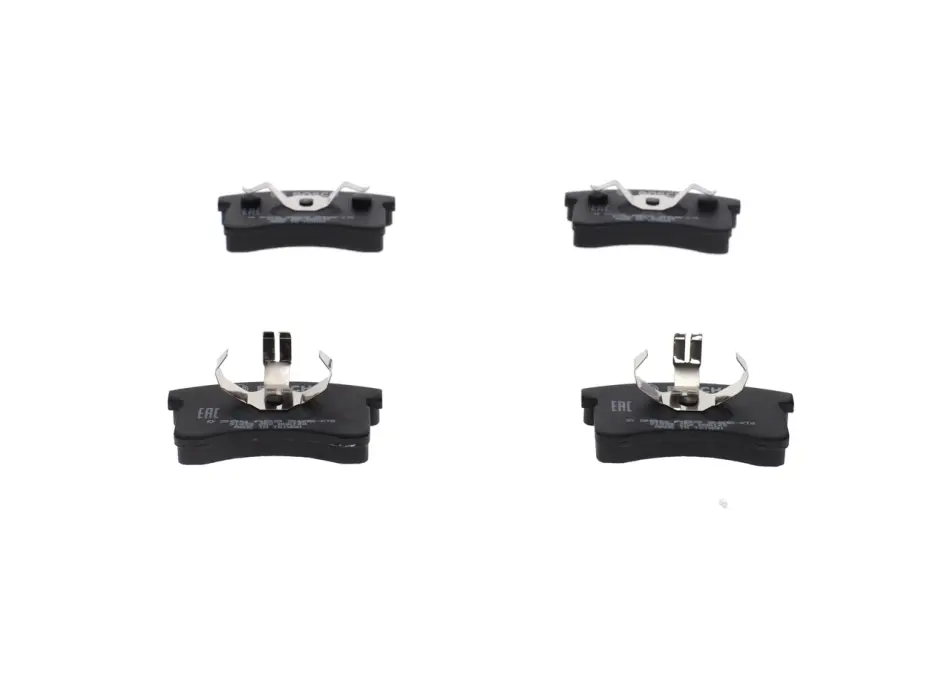 Комплект тормозных колодок, дисковый тормоз BOSCH 0986AB9266 (фото 1)