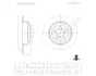 Тормозной диск BOSCH 0986AB9645 (фото 1)