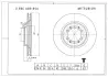 Тормозной диск BOSCH 0986AB9854 (фото 1)