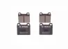 Комплект тормозных колодок, дисковый тормоз BOSCH 0986BB0255 (фото 3)