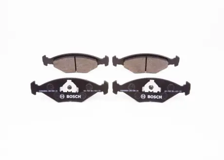 Комплект тормозных колодок, дисковый тормоз BOSCH 0986BB0263