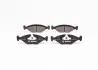Комплект тормозных колодок, дисковый тормоз BOSCH 0986BB0273 (фото 1)