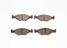 Комплект тормозных колодок, дисковый тормоз BOSCH 0986BB0273 (фото 5)