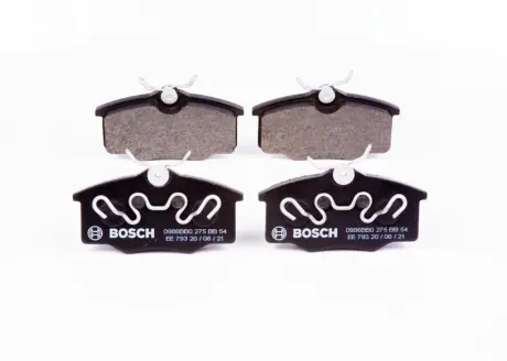 Комплект тормозных колодок, дисковый тормоз BOSCH 0986BB0275