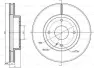 Тормозной диск BOSCH 0986BB4307 (фото 1)