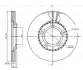 Тормозной диск BOSCH 0986BB4312 (фото 1)