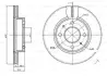 Тормозной диск BOSCH 0986BB4313 (фото 1)