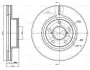 Тормозной диск BOSCH 0986BB4331 (фото 1)