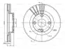 Тормозной диск BOSCH 0986BB4355 (фото 1)