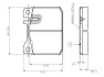 Комплект тормозных колодок, дисковый тормоз BOSCH 0986TB2001 (фото 1)