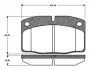 Комплект тормозных колодок, дисковый тормоз BOSCH 0986TB2003 (фото 1)
