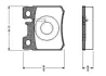 Комплект тормозных колодок, дисковый тормоз BOSCH 0986TB2014 (фото 1)