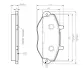Комплект тормозных колодок, дисковый тормоз BOSCH 0986TB2020 (фото 1)