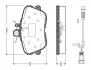 Комплект тормозных колодок, дисковый тормоз BOSCH 0986TB2024 (фото 1)