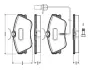 Комплект тормозных колодок, дисковый тормоз BOSCH 0986TB2028 (фото 1)