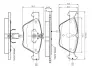 Комплект тормозных колодок, дисковый тормоз BOSCH 0986TB2034 (фото 1)
