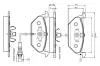 Комплект тормозных колодок, дисковый тормоз BOSCH 0986TB2041 (фото 1)