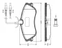 Комплект тормозных колодок, дисковый тормоз BOSCH 0986TB2042 (фото 1)