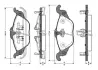 Комплект тормозных колодок, дисковый тормоз BOSCH 0986TB2044 (фото 1)