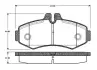 Комплект тормозных колодок, дисковый тормоз BOSCH 0986TB2045 (фото 1)