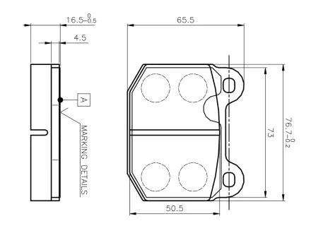 Комплект тормозных колодок, дисковый тормоз BOSCH 0986TB2052