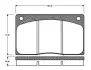 Комплект тормозных колодок, дисковый тормоз BOSCH 0986TB2057 (фото 1)