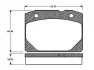 Комплект тормозных колодок, дисковый тормоз BOSCH 0986TB2063 (фото 1)