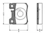 Комплект тормозных колодок, дисковый тормоз BOSCH 0986TB2085 (фото 1)