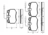 Комплект тормозных колодок, дисковый тормоз BOSCH 0986TB2088 (фото 1)