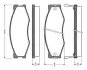 Комплект тормозных колодок, дисковый тормоз BOSCH 0986TB2098 (фото 1)