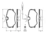 Комплект тормозных колодок, дисковый тормоз BOSCH 0986TB2135 (фото 1)