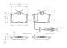 Комплект тормозных колодок, дисковый тормоз BOSCH 0986TB2141 (фото 1)