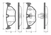 Комплект тормозных колодок, дисковый тормоз BOSCH 0986TB2145 (фото 1)